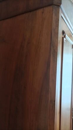 Louis Philippe Walnut Wardrobe -Bookcases Sales 00b7f649 19a9 4ae5 8744 7431a8b58d33