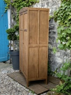 Parisian Wardrobe, Art Deco Raw Wood Wardrobe, 1930 -Bookcases Sales 025e34ff 43e5 4bb7 81dc ba89d34bb6e2