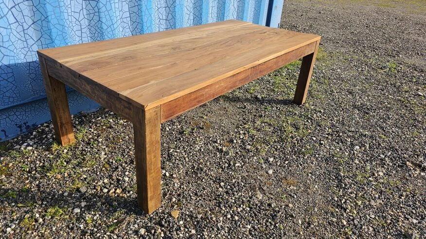 Solid Teak Coffee Table 2 Solid Teak Coffee Table - Image 2