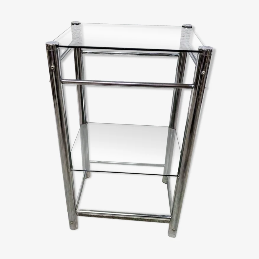 Chrome Plated Double Glass Top 4 Chrome Plated Double Glass Top - Image 4
