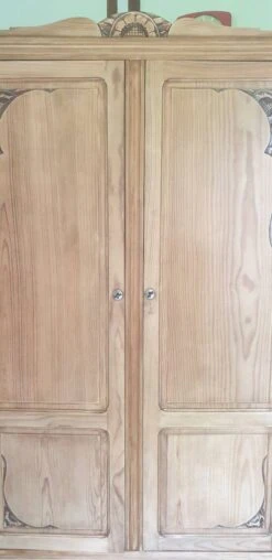Parisian Solid Wood Wardrobe -Bookcases Sales 083112ad 3c44 4fc3 b0f3 c25f4a273e0f