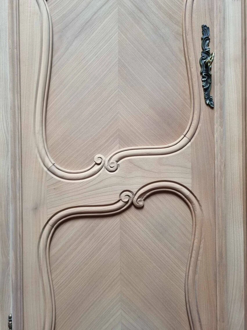 3 Door Wardrobe In Natural Wood 15 3 Door Wardrobe In Natural Wood - Image 15