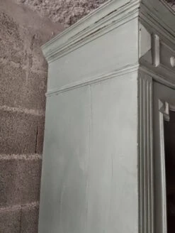 Old Bookcase 2 Doors Patinated Chalk Paint Blue -Bookcases Sales 08dc3a7d aa26 4320 aa39 e039af0082e6