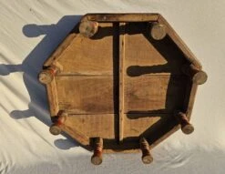 Octagonal Tea Table In Burmese Teak -Bookcases Sales 0a0f7b07 fbbc 47a8 a716 965a187228ba