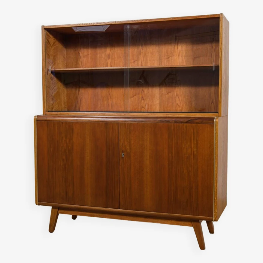 Cabinet With Bookcase By Hubert Nepozitek & Bohumil Landsman For Jitona, 1960s 14 Cabinet With Bookcase By Hubert Nepozitek & Bohumil Landsman For Jitona, 1960s - Image 14