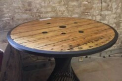 Standing Table With Epoxy Iron Base -Bookcases Sales 0b6f938d 5b70 4041 b9e2 c1c5a8c130c7