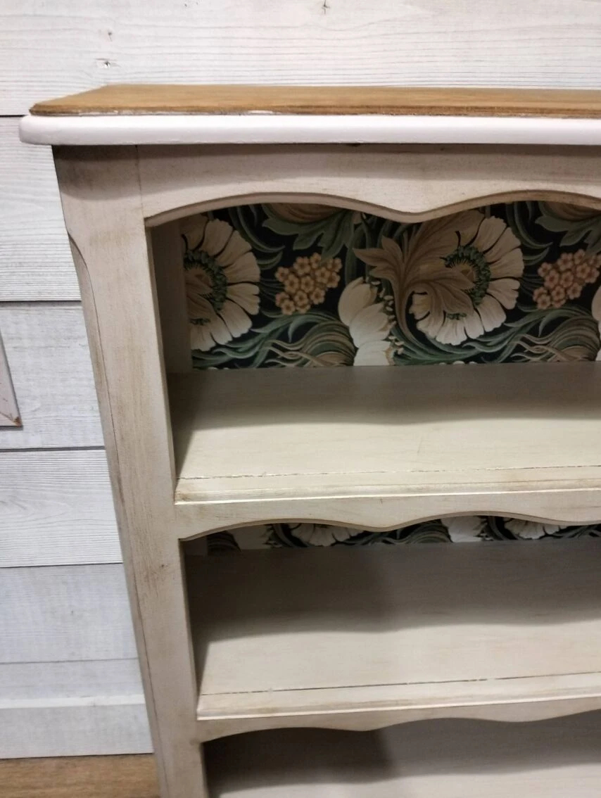 Patinated Beige Bookcase 5 Patinated Beige Bookcase - Image 5