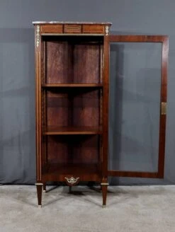 Small Showcase In Marquetry On All Sides, Louis XVI Style – 1920 -Bookcases Sales 12e9eb08 a495 417b 8b7e f160b7ed6fb9