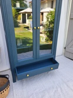 Parisian Display Cabinet With Drawer -Bookcases Sales 12f2b0fa 394a 4372 b6b5 868692156464