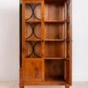 Biedermeier Cherry Wood Display Cabinet, Brass Details, Germany, 19th Century