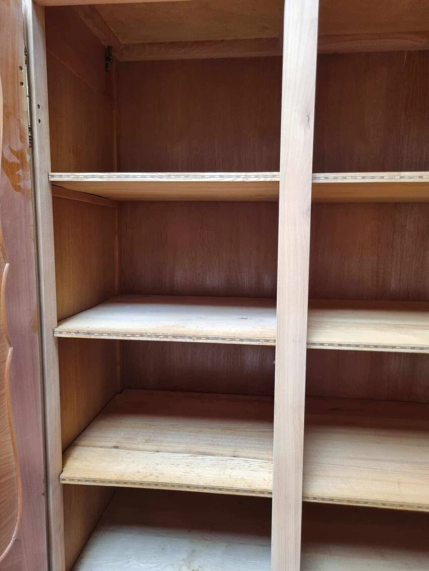 3 Door Wardrobe In Natural Wood 3 3 Door Wardrobe In Natural Wood - Image 3