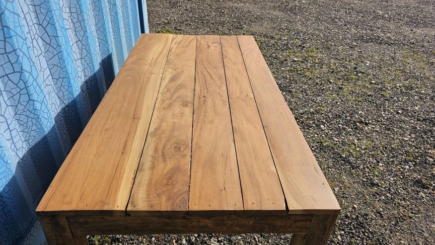 Solid Teak Coffee Table 11 Solid Teak Coffee Table - Image 11