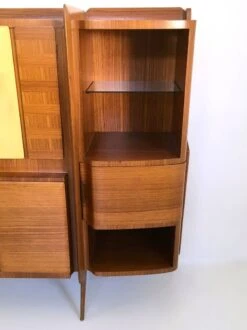 Monumental Wooden Cabinet With Parchment Panels By Gio Ponti, Italy -Bookcases Sales 15ccf07b 1bd1 4072 9c82 8dbc7ffb275e
