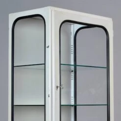 Vintage Iron And Glass Medical Cabinet, 1970’s -Bookcases Sales 1664675b 2238 4bc3 b815 f6bd19555118