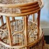 Rattan And Wicker Side Table Or Bedside Table
