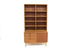 Scandinavian Oak Bookcase, Sweden, 1960