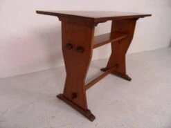 Brutalist Oak Sidetablewriting Table -Bookcases Sales 18628806 edf0 4f9e b375 36929315e278