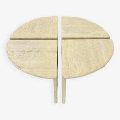 Italian Travertine Coffee Or Side Tables, 1970s, Set Of 4 -Bookcases Sales 19e7dc77 fd25 42a6 a66a 24ea912d9138