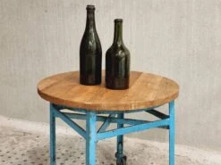 Industrial Side Table Trolley Coffee Table Sky Blue -Bookcases Sales 19f9d252 12d4 468e ac43 9869004db7b6