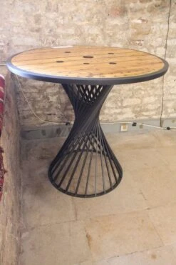 Standing Table With Epoxy Iron Base -Bookcases Sales 1a761fb8 02db 4d53 9a17 fb7ee108e7d9