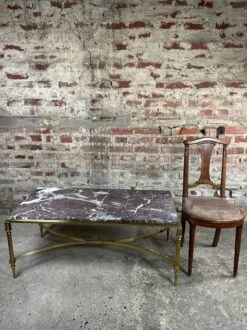 Bronze Coffee Table With Marble Top, 1970 -Bookcases Sales 1a88452a 252d 430e b588 3308ff44b8e1