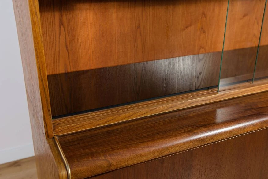 Cabinet With Bookcase By Hubert Nepozitek & Bohumil Landsman For Jitona, 1960s 4 Cabinet With Bookcase By Hubert Nepozitek & Bohumil Landsman For Jitona, 1960s - Image 4