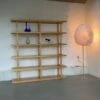 Scandinavian Bookcase Room Divider Pine Wood Large Model