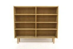 Scandinavian Oak Bookcase, Denmark, 1960 -Bookcases Sales 1c7240d5 7dd3 4ce7 ad06 56a851091b18