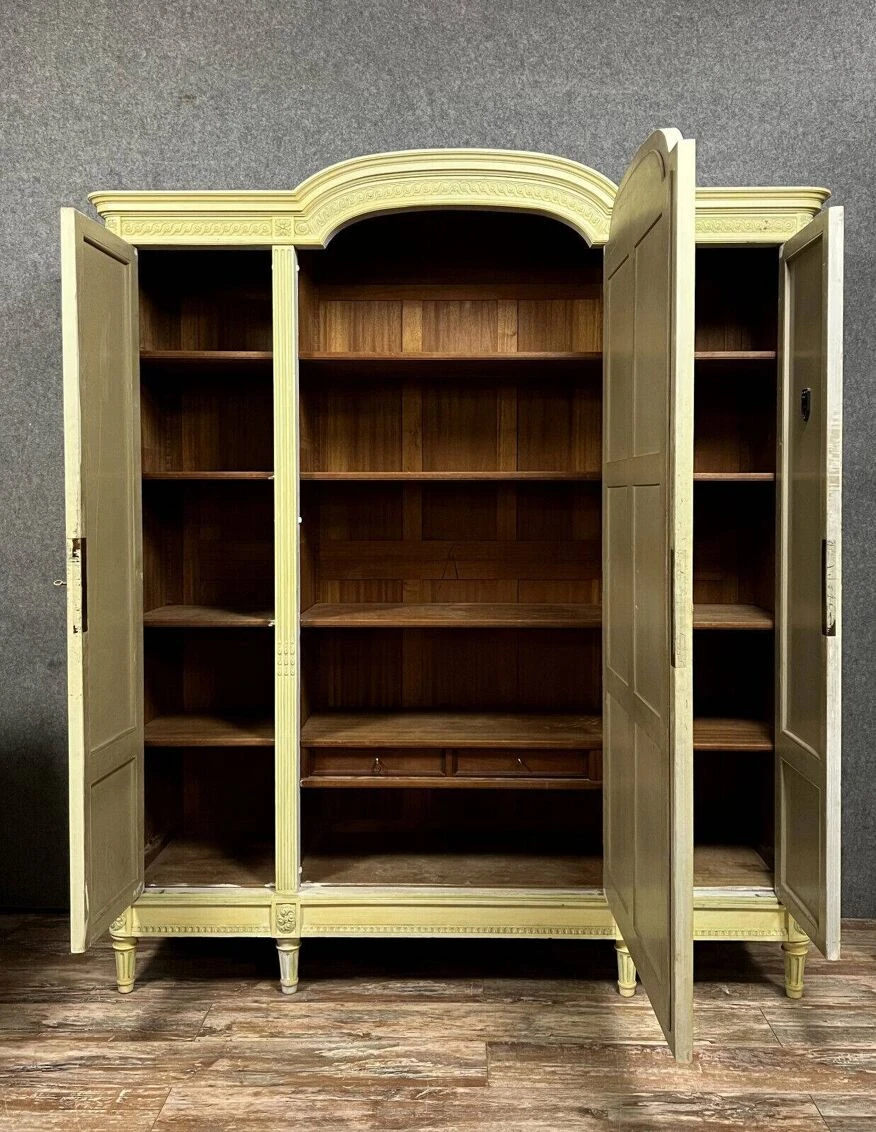 Louis XVI Style Cabinet In Lacquered Wood Circa 1850 7 Louis XVI Style Cabinet In Lacquered Wood Circa 1850 - Image 7