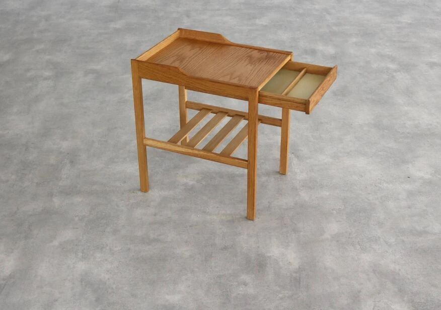 Vintage Bedside Table | Side Table | 60s | Swedish (2) 4 Vintage Bedside Table | Side Table | 60s | Swedish (2) - Image 4