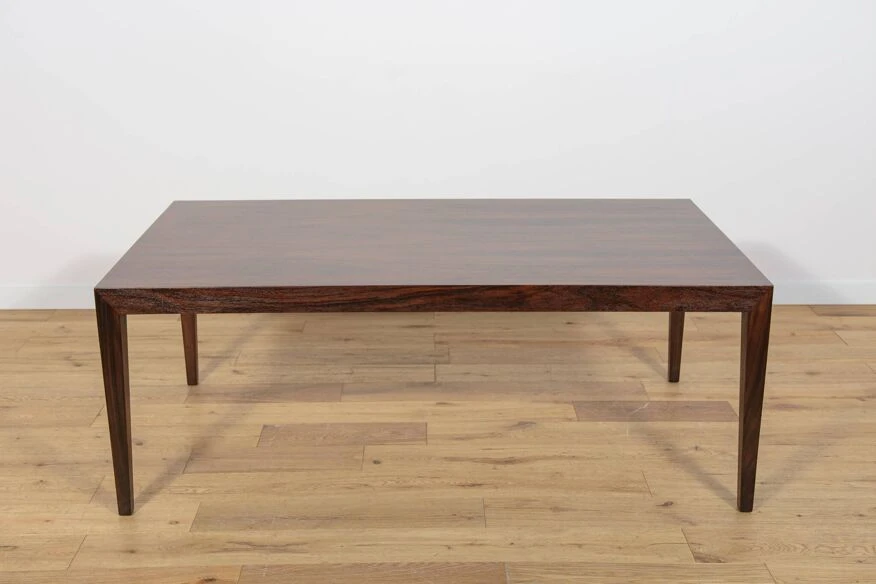 Mid-Century Rosewood Coffee Table By Severin Hansen For Haslev Furniture Carpentry, 1960s 4 Mid-Century Rosewood Coffee Table By Severin Hansen For Haslev Furniture Carpentry, 1960s - Image 4