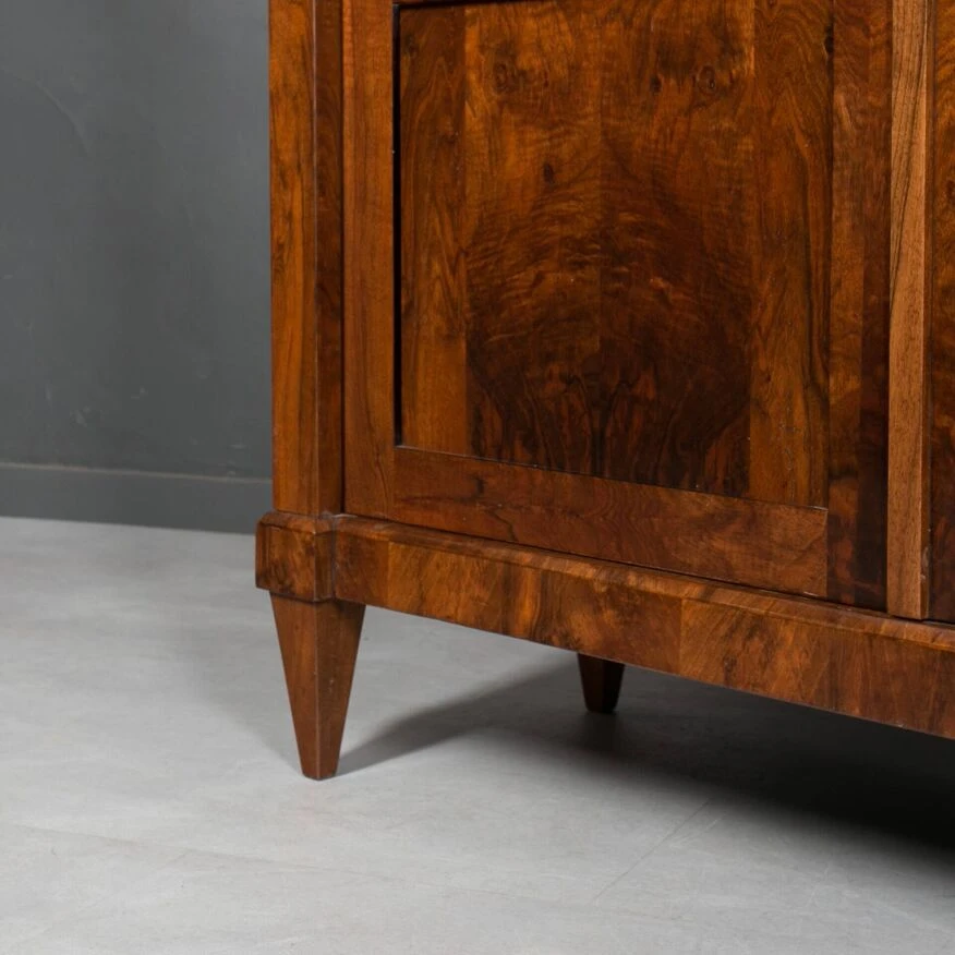 Biedermeier Display Cabinet, Walnut Wood, Germany, 19th Century 9 Biedermeier Display Cabinet, Walnut Wood, Germany, 19th Century - Image 9