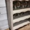 Patinated Beige Bookcase
