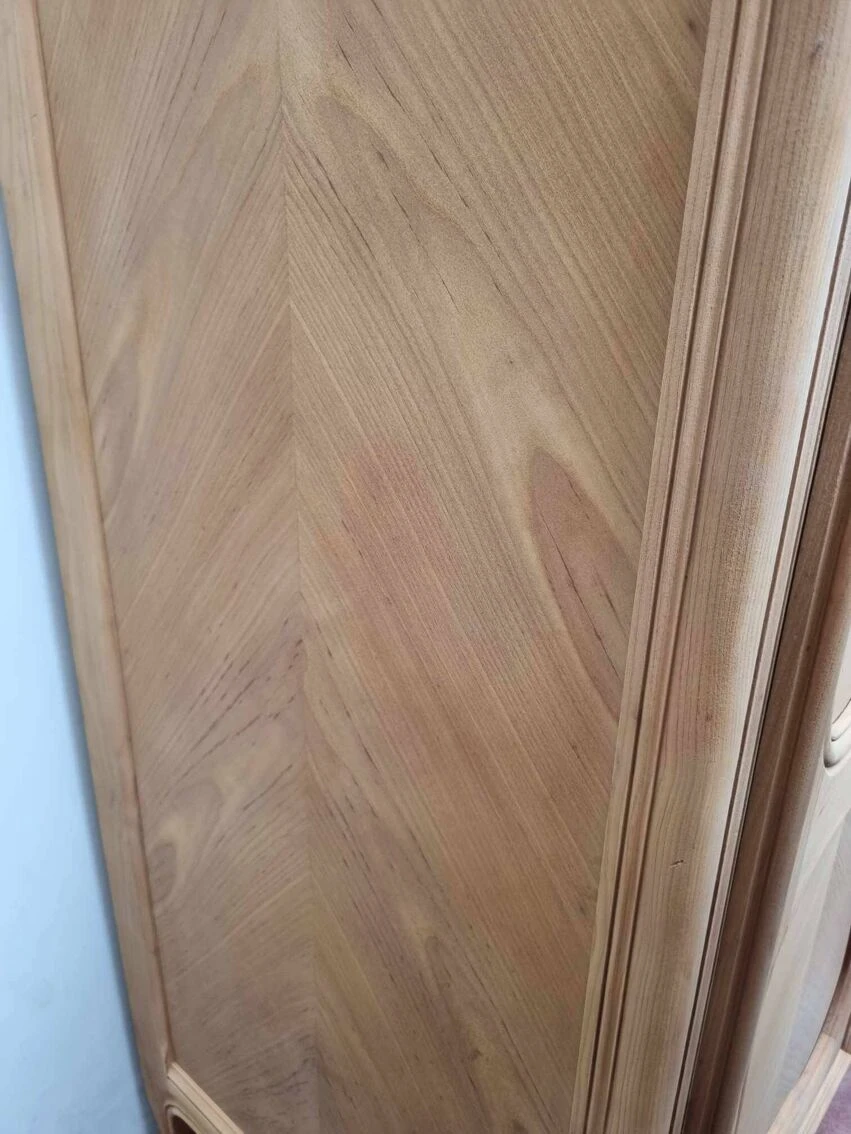 3 Door Wardrobe In Natural Wood 13 3 Door Wardrobe In Natural Wood - Image 13