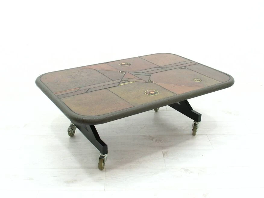 Brutalist Coffee Table, 1980s 4 Brutalist Coffee Table, 1980s - Image 4