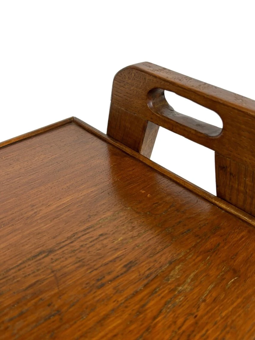 Vintage Side Table Teak Rattan Table From The 1960s 8 Vintage Side Table Teak Rattan Table From The 1960s - Image 8