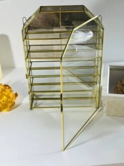 Showcase For Miniatures Or Vintage Golden Jewelry -Bookcases Sales 239a08f2 e8ab 4857 b5c4 3a1d3212b32e
