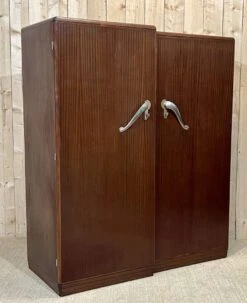 Art Deco Mahogany Wardrobe - Removable Into 2 Parts -Bookcases Sales 24491fa3 50fc 40fb 8a8a dc0bd6c3214a
