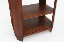French Art Deco Side Table In Wood With Inlay And Red Marble Top, Ca. 1940 -Bookcases Sales 25002356 0fb3 4d7a a288 e2aa6051d982