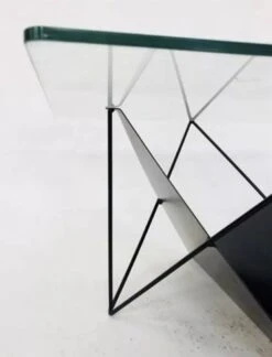 Vintage 80s Steel Wire Coffee Table Eclectic Design -Bookcases Sales 256edbb5 84d8 4439 8f25 ff495406966d