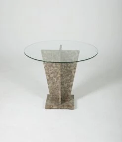 Marble And Glass Pedestal Table -Bookcases Sales 26511c0b 7e68 4eb7 a84e 2576b1b3b3f1
