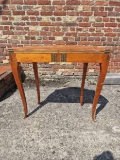 Old Marquetry Game Table