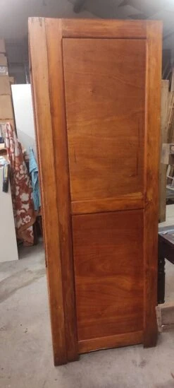 Parisian Wardrobe Vintags Sliding Doors In Old Pitch Pine 193x115.5 Cm -Bookcases Sales 2bb643ea c256 4d27 9471 5f3db65f1688