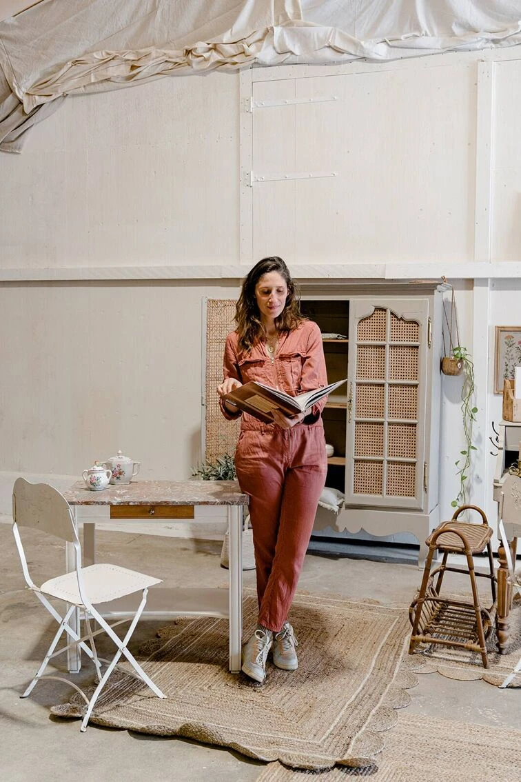 2-door Display Case Wood & Canework 6 2-door Display Case Wood & Canework - Image 6