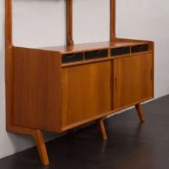 Scandinavian Free Standing Teak Wall Unit With A Sideboard,Norway 1960s 24 Scandinavian Free Standing Teak Wall Unit With A Sideboard,Norway 1960s -Bookcases Sales 2d8d75f1 e573 4a0c 8a82 6c95d724efd4
