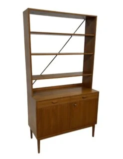 Vintage Wall Cabinet Cupboard Workplace Danish Design 1960s