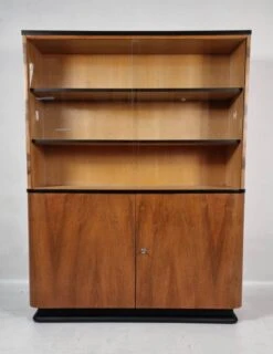 Showcase In Walnut By Jindřich Halabala From UP Zavody, 1950s -Bookcases Sales 2f91a2b2 62ed 427f 9332 2f907bceaf83