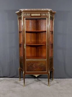 Mahogany Showcase, Transition Louis XV Louis XVI Style – 1900 -Bookcases Sales 30724855 827b 432a ab30 f66af582f608