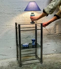 Chrome Plated Double Glass Top 14 Chrome Plated Double Glass Top -Bookcases Sales 31e033c3 291a 4488 af0f 0c674c982b8a