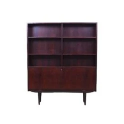 Rosewood Bookcase, Danish Design, 1970s, Manufacturer: Omann Jun -Bookcases Sales 32875f66 e3a6 4f7a 850b bdba5507ef31